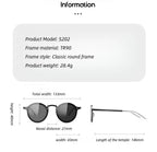 Carnaby |Adjustable Tint Round Metal Sunglasses