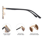 Halo |Adjustable Tint Round Metal Sunglasses