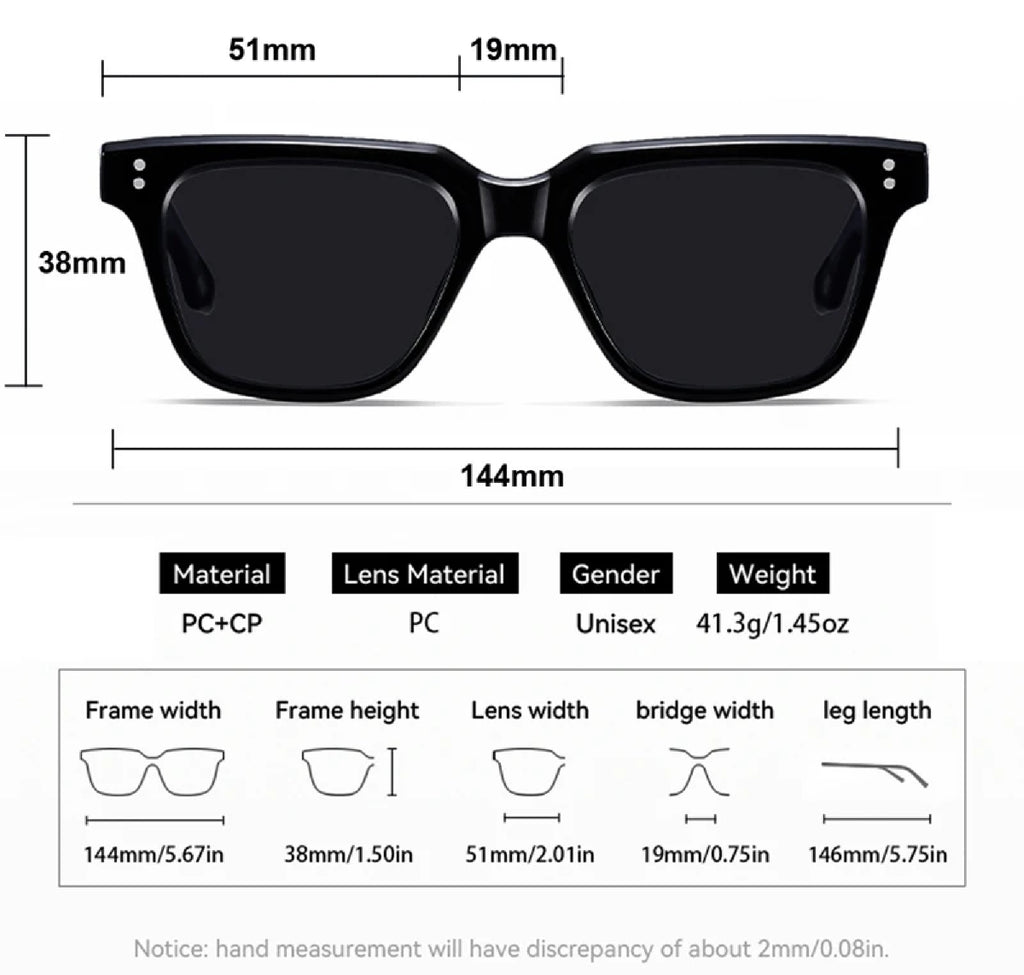 Davenport |Classic Square PC Sunglasses