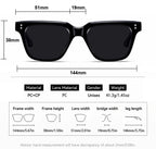 Davenport |Classic Square PC Sunglasses