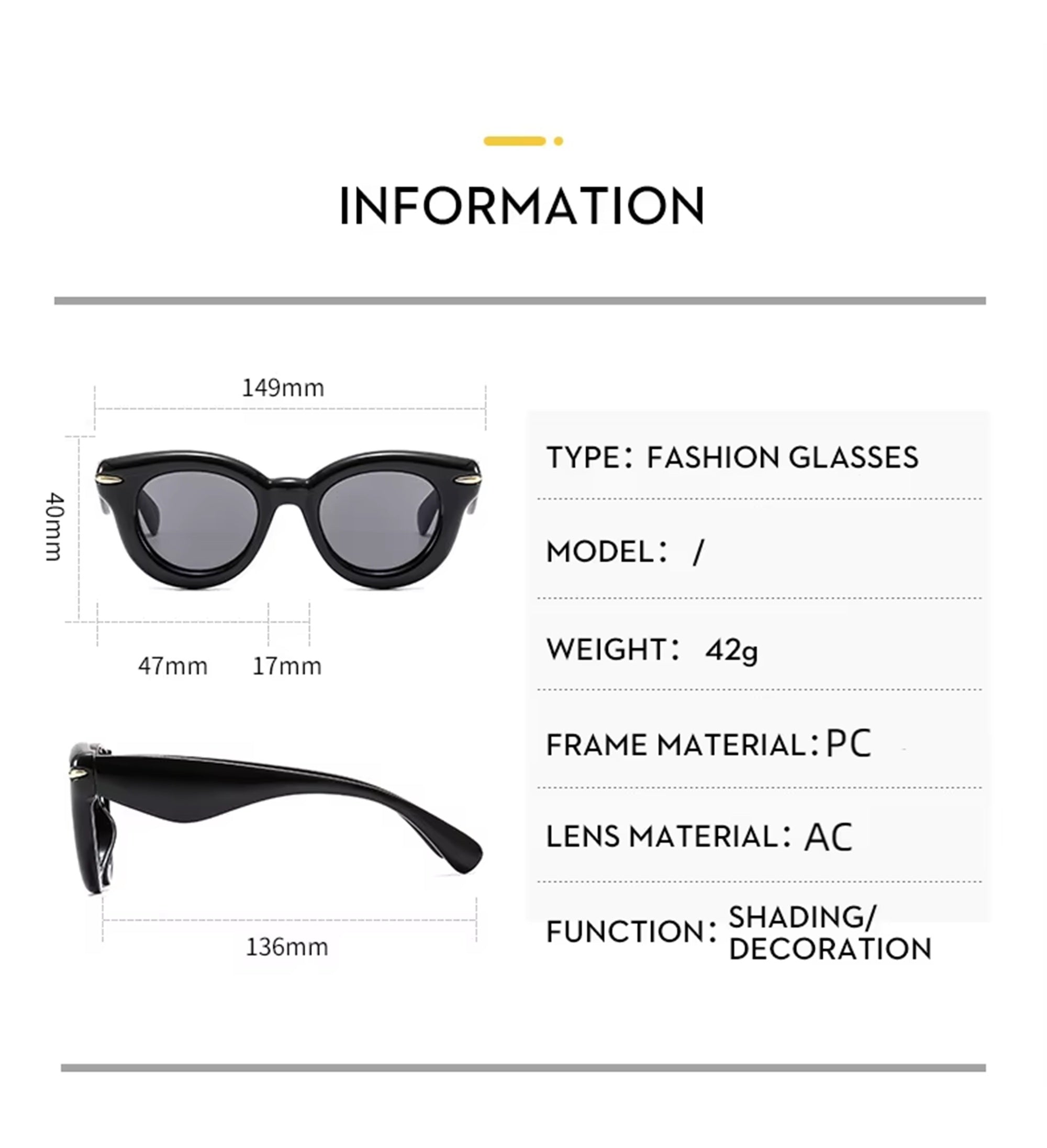Aix |Funky Round PC Sunglasses