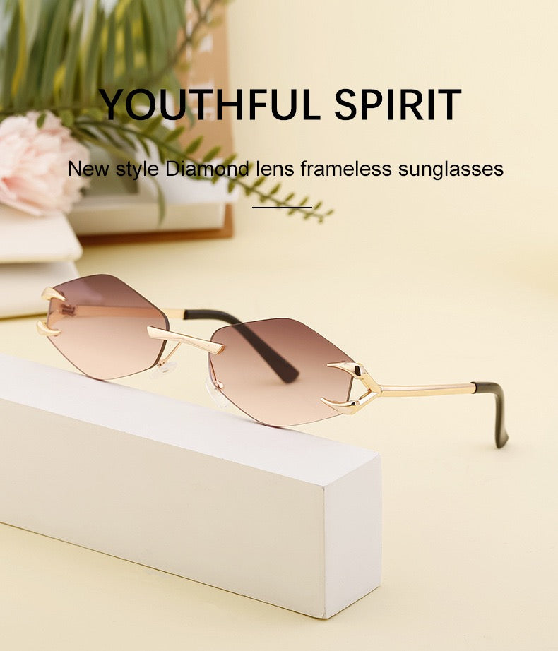 Flux |Futuristic Hexagonal Metal Sunglasses