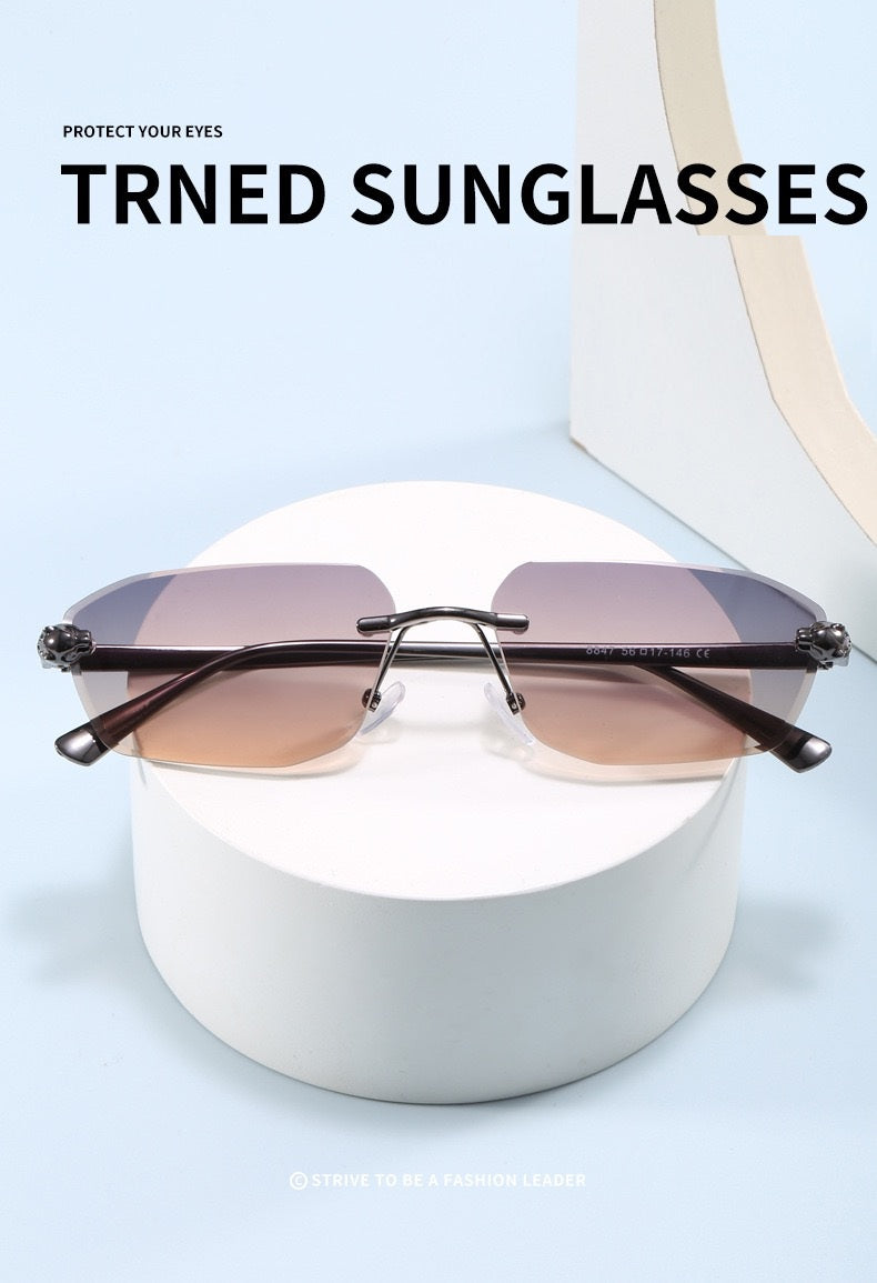The Craftsman |Classic Rectangle Metal Sunglasses
