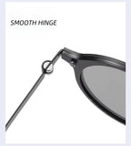 Carnaby |Adjustable Tint Round Metal Sunglasses