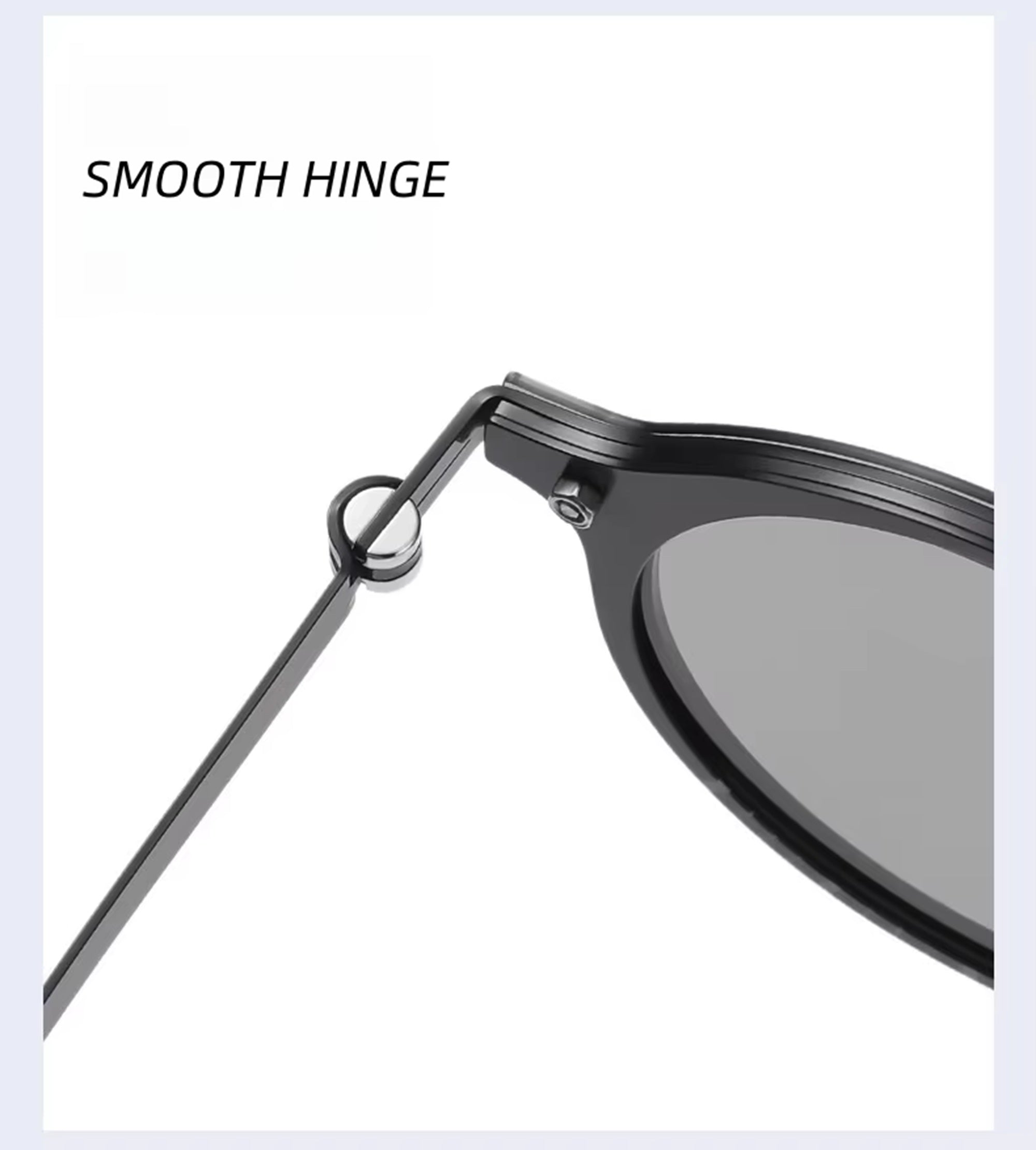 Carnaby |Adjustable Tint Round Metal Sunglasses