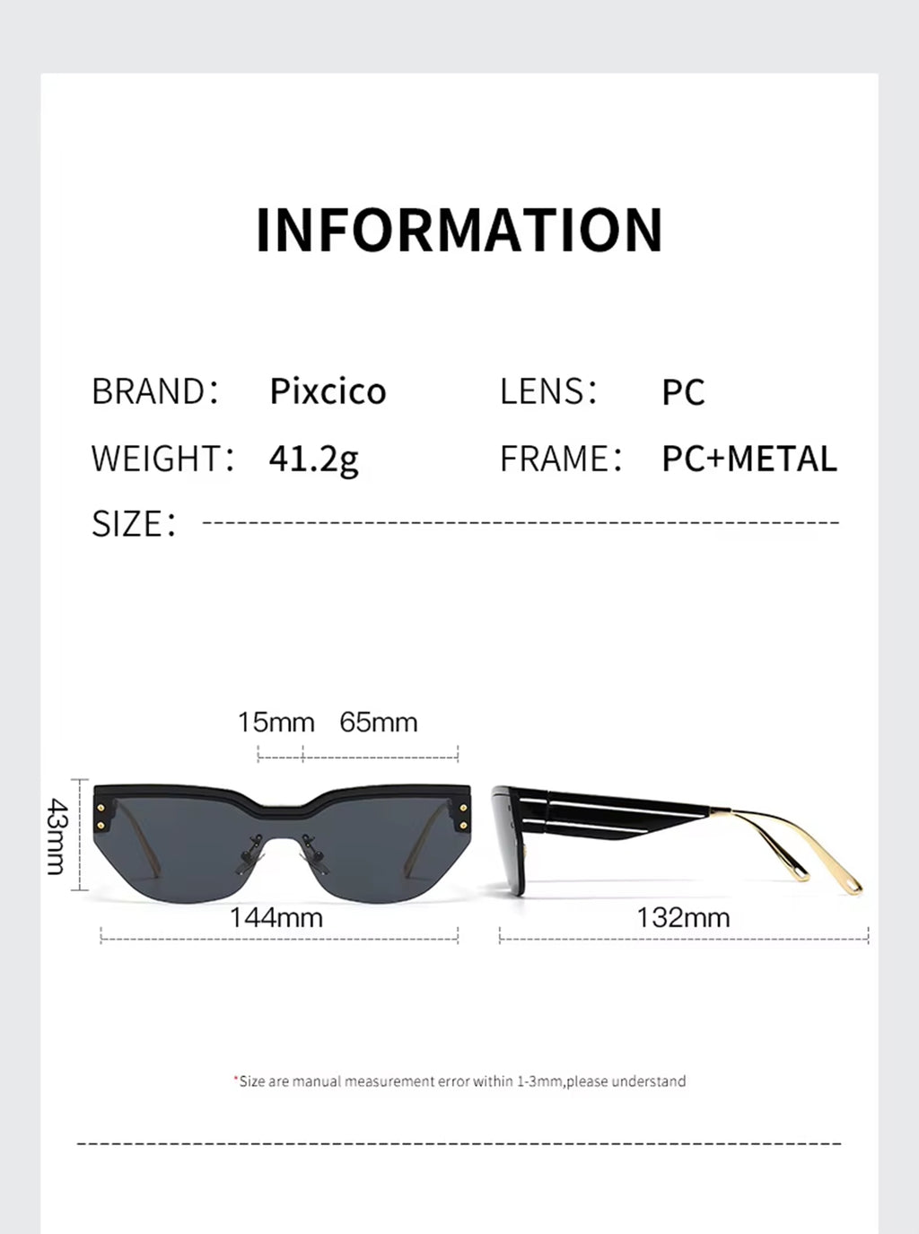 Ember | Futuristic Cat-Eye PC Sunglasses