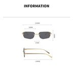 The Craftsman |Classic Rectangle Metal Sunglasses
