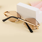 Flux |Futuristic Hexagonal Metal Sunglasses