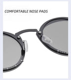 Carnaby |Adjustable Tint Round Metal Sunglasses