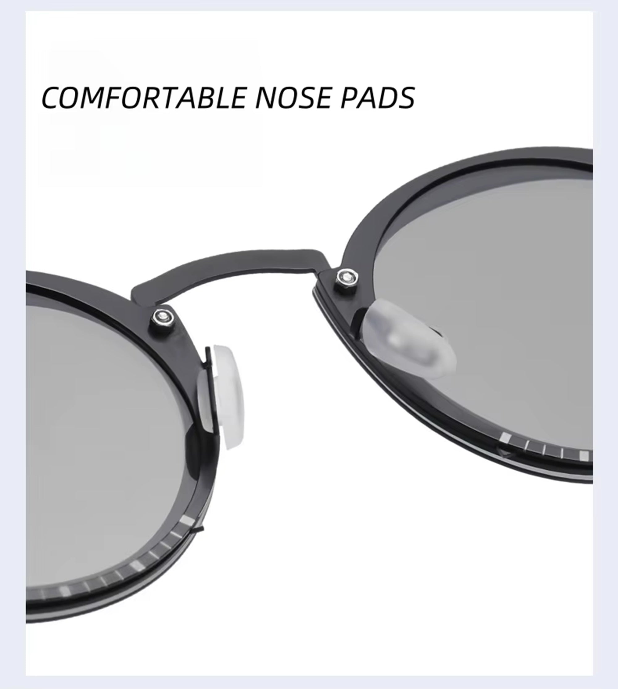 Carnaby |Adjustable Tint Round Metal Sunglasses
