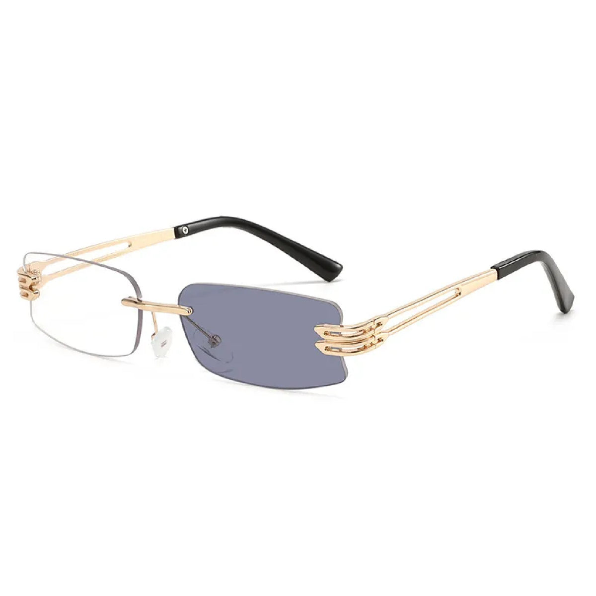 Shift Elio | Photochromic Rectangle Rimless Sunglasses