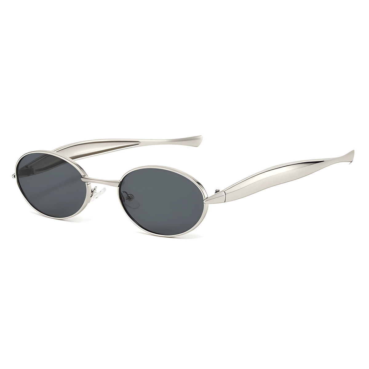 Valora | Classic Oval Metal Sunglasses