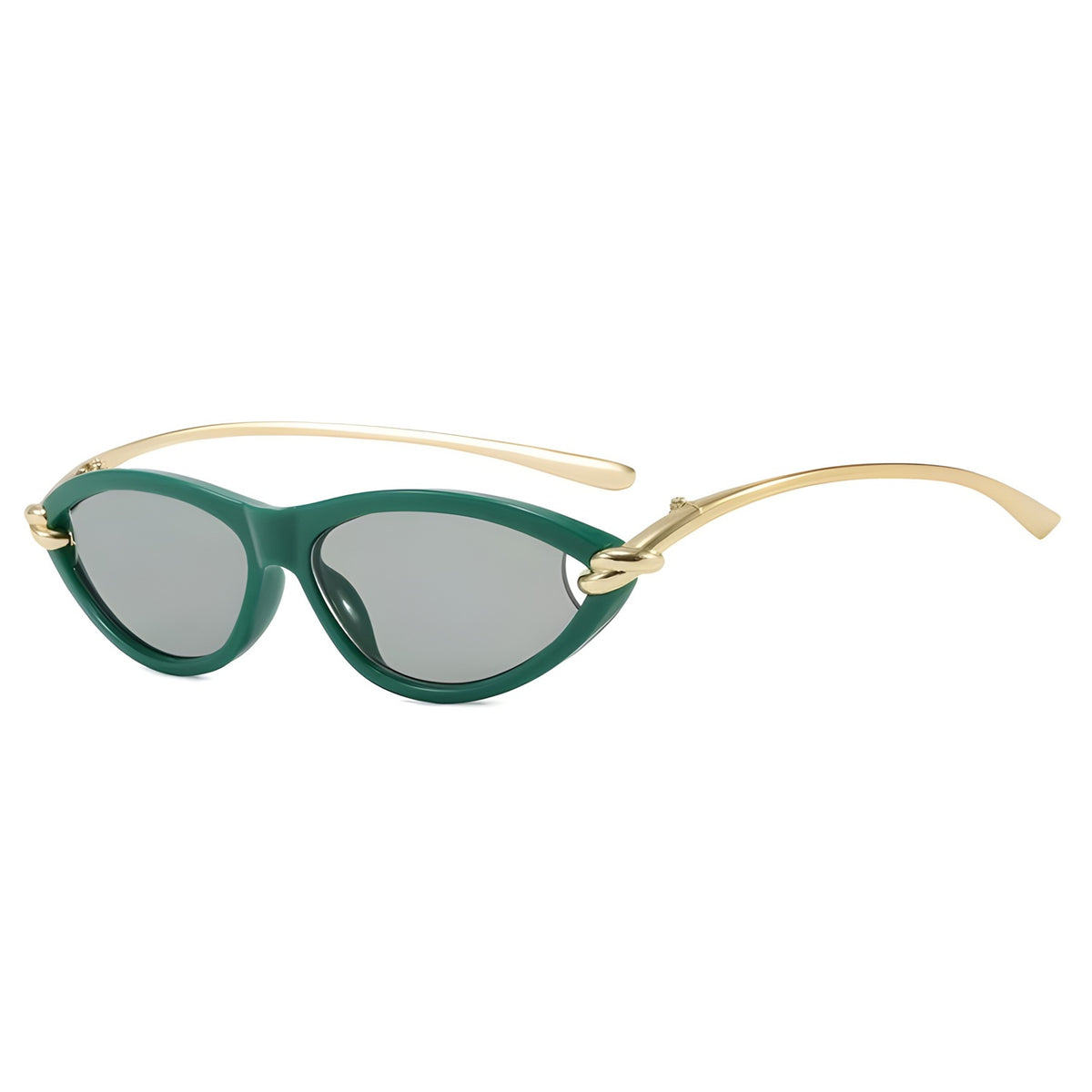 Cavelle | Classic Cat-Eye Metal & PC Sunglasses
