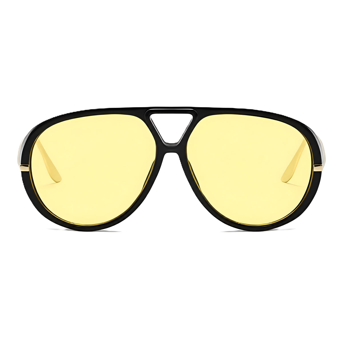Zayden | Classic Oversized Aviator Metal & PC Sunglasses