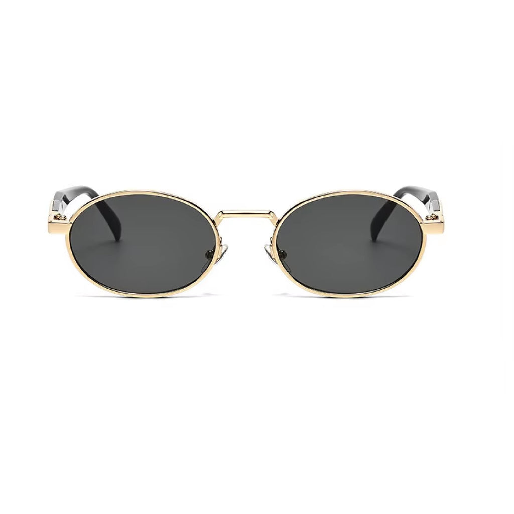 Continuum |Classic Oval Metal Sunglasses