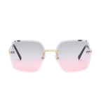Travertine |Oversized Square PC Sunglasses