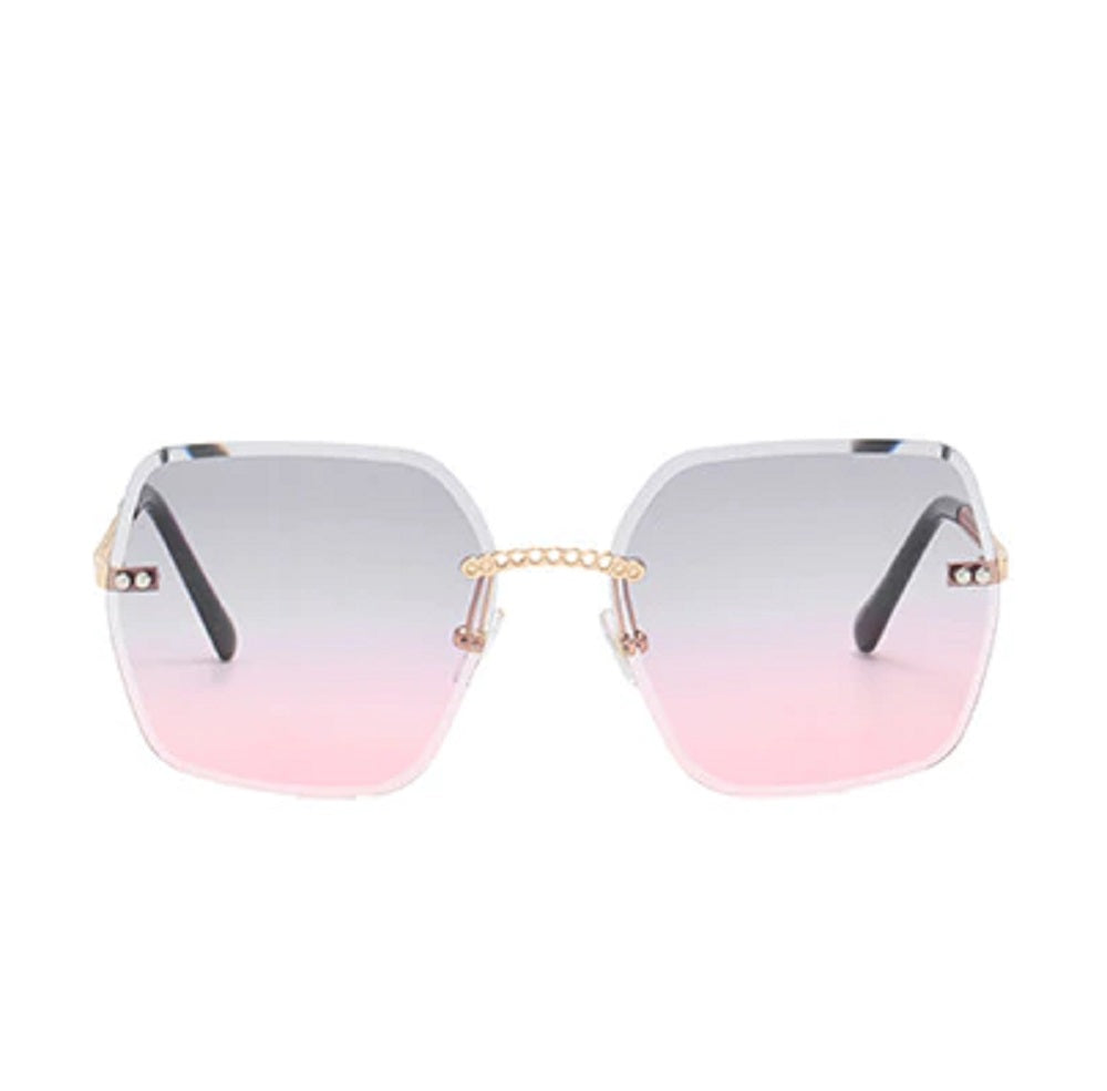 Travertine |Oversized Square PC Sunglasses