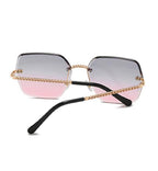 Travertine |Oversized Square PC Sunglasses