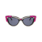 Garnexa |Rhinestone Cat-Eye PC Sunglasses