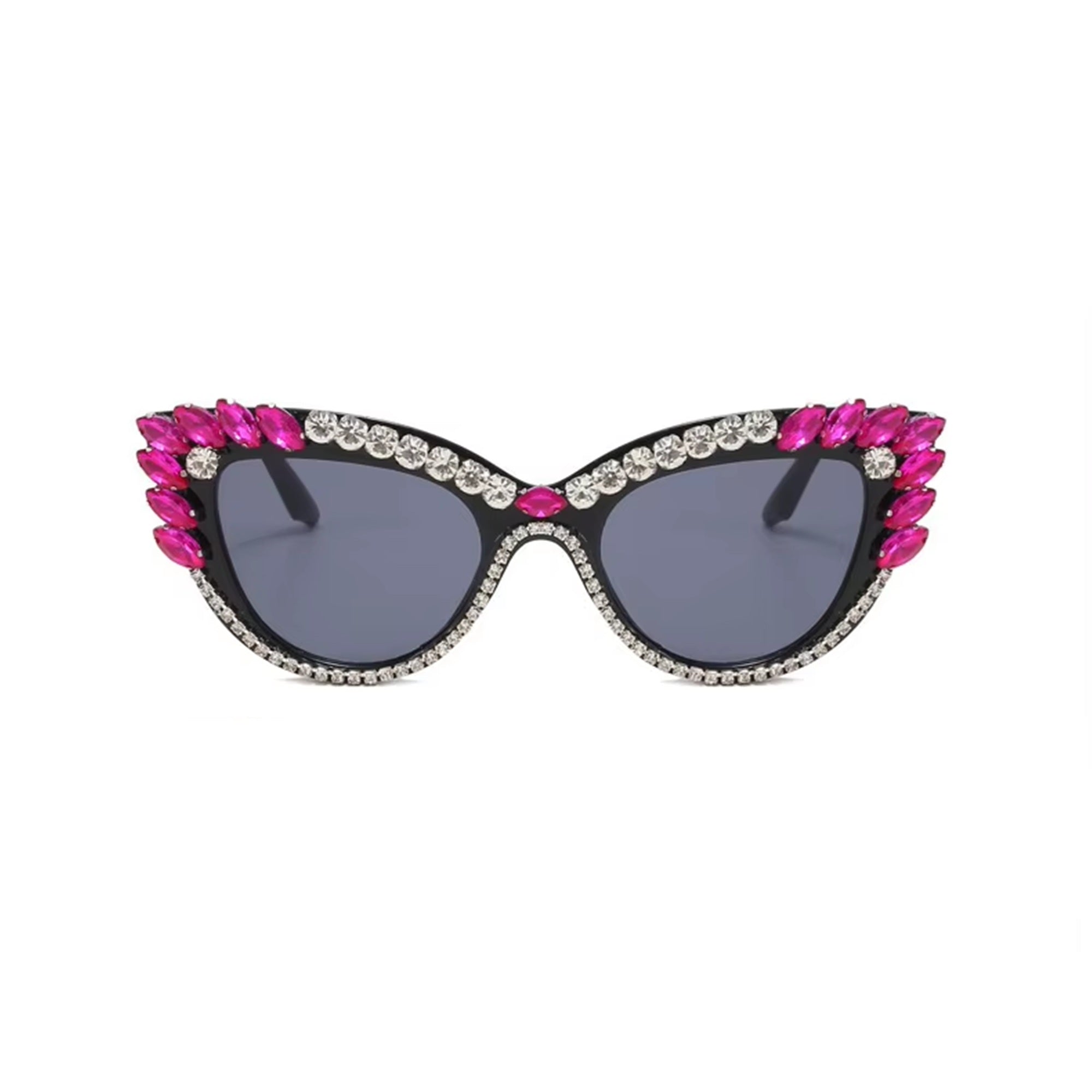 Garnexa |Rhinestone Cat-Eye PC Sunglasses