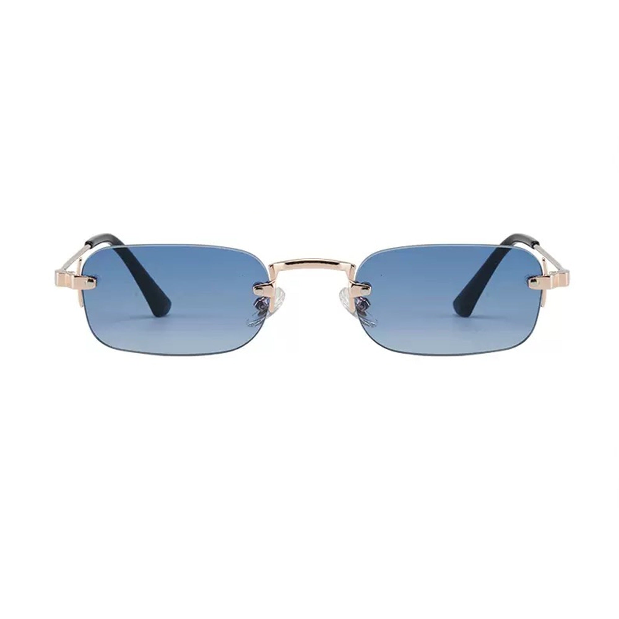 The Novelist |Classic Rectangle Metal Sunglasses