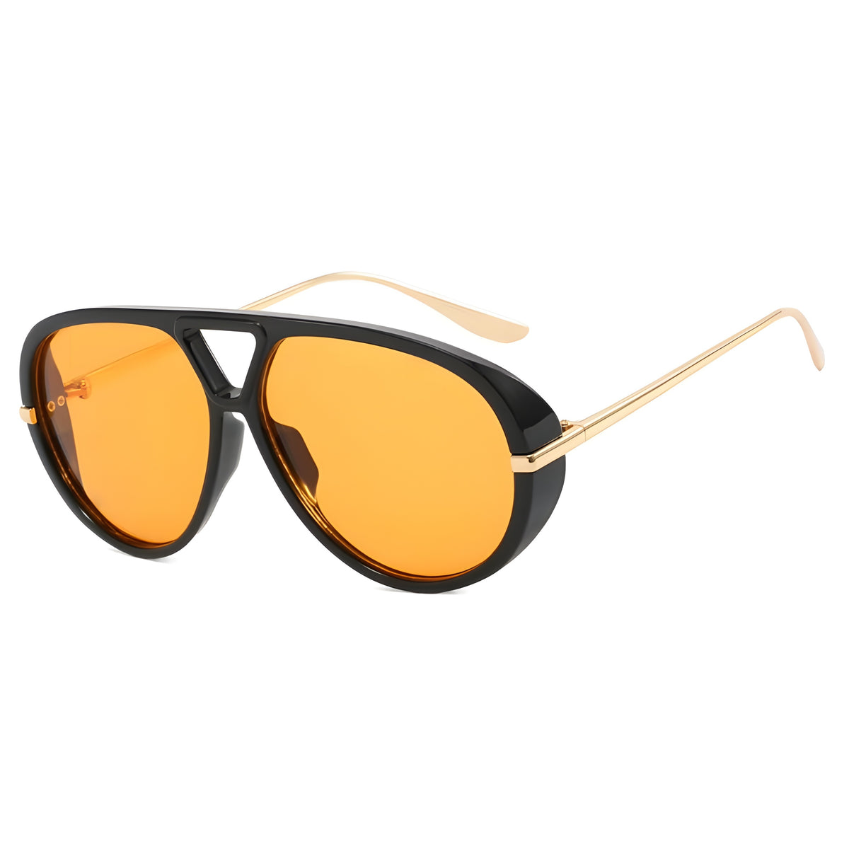 Zayden | Classic Oversized Aviator Metal & PC Sunglasses