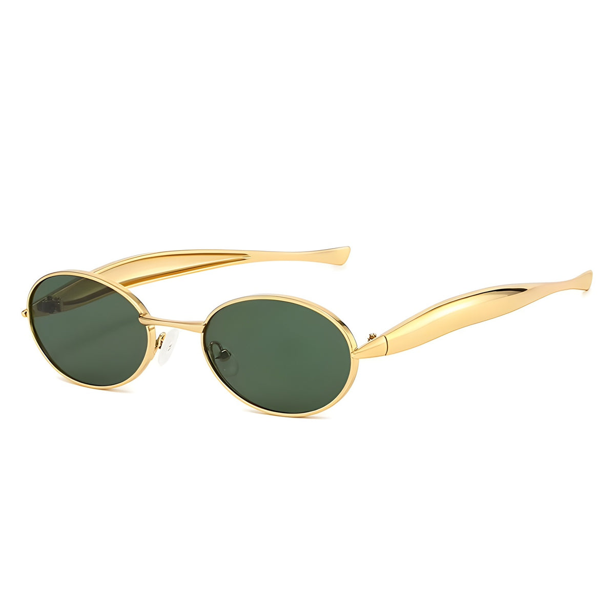 Valora | Classic Oval Metal Sunglasses