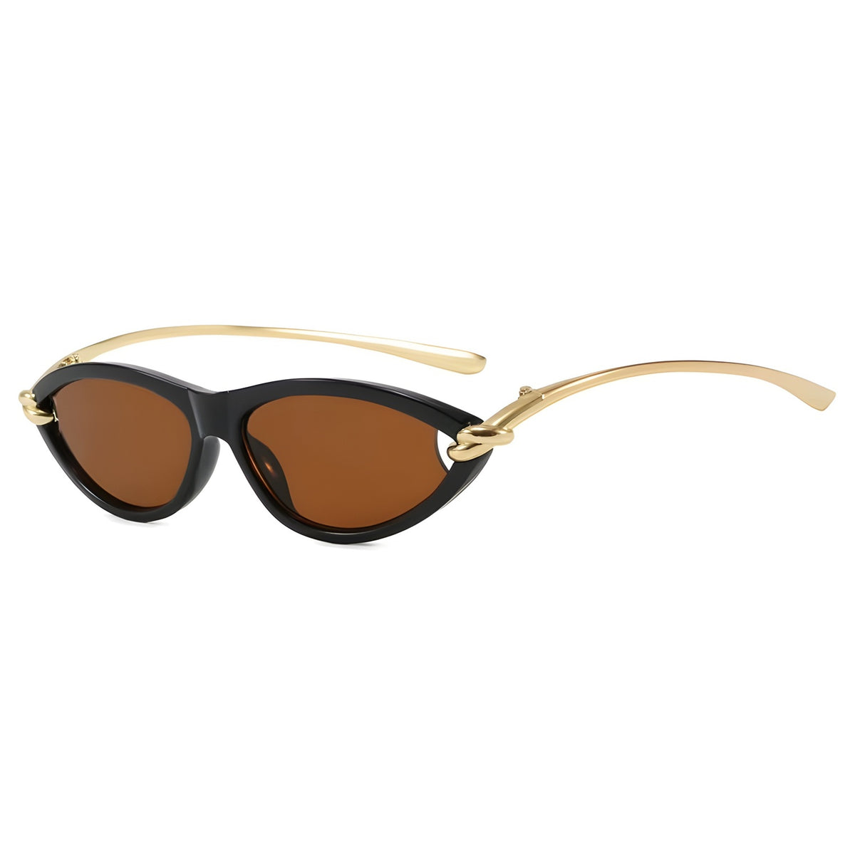 Cavelle | Classic Cat-Eye Metal & PC Sunglasses