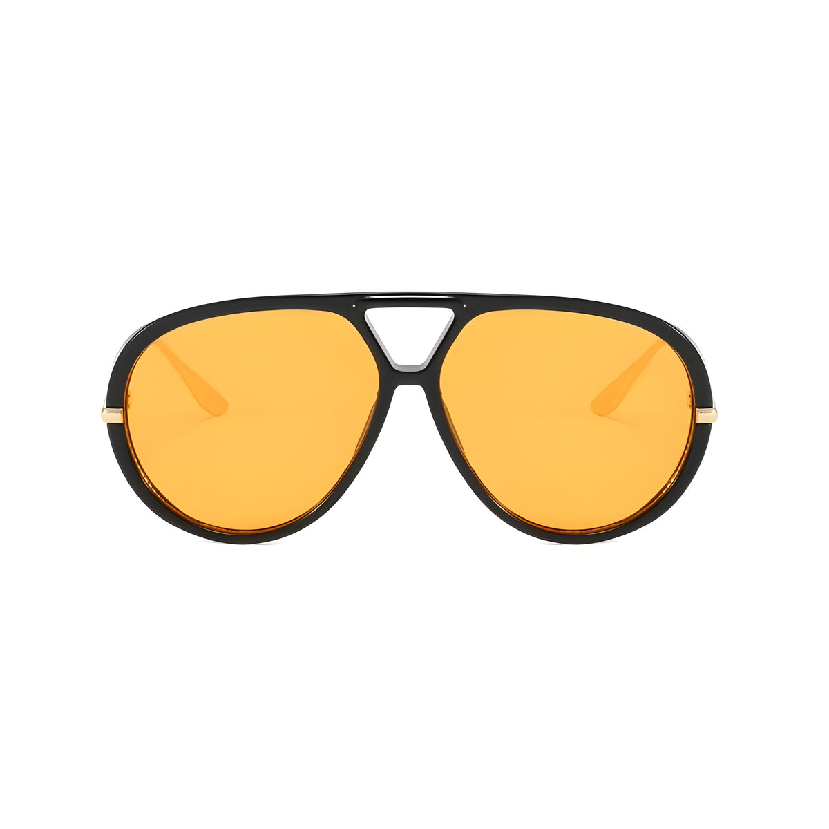 Zayden | Classic Oversized Aviator Metal & PC Sunglasses