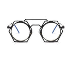 Phaedra |Retro Vintage Round/Hexagonal PC Sunglasses