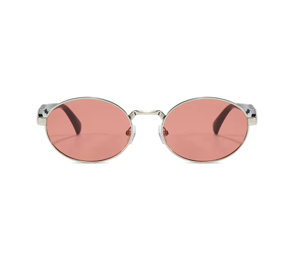 Continuum |Classic Oval Metal Sunglasses