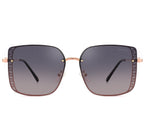 Verona Sunset |Oversized Square PC Sunglasses