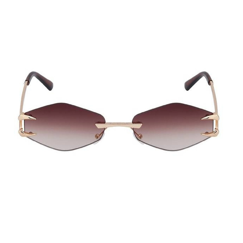 Flux |Futuristic Hexagonal Metal Sunglasses
