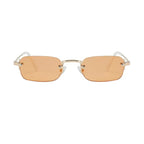 The Novelist |Classic Rectangle Metal Sunglasses