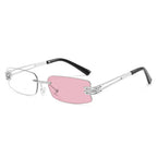 Shift Elio | Photochromic Rectangle Rimless Sunglasses