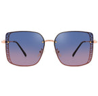 Verona Sunset |Oversized Square PC Sunglasses