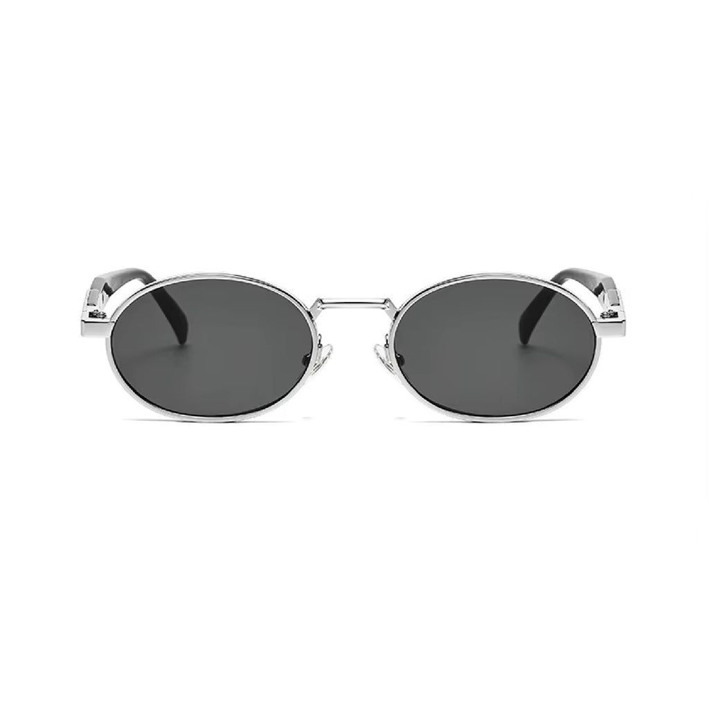 Continuum |Classic Oval Metal Sunglasses