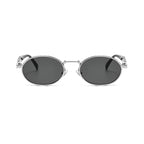 Continuum |Classic Oval Metal Sunglasses