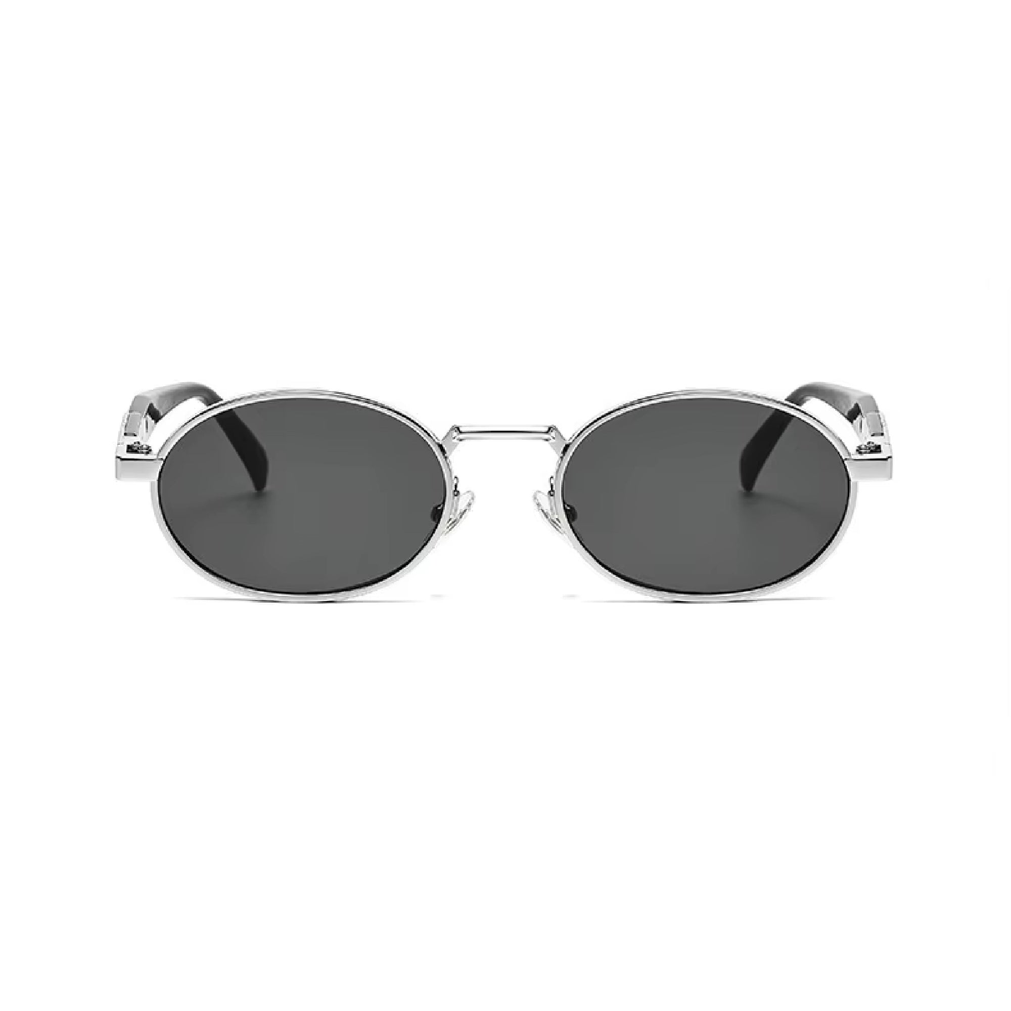 Continuum |Classic Oval Metal Sunglasses