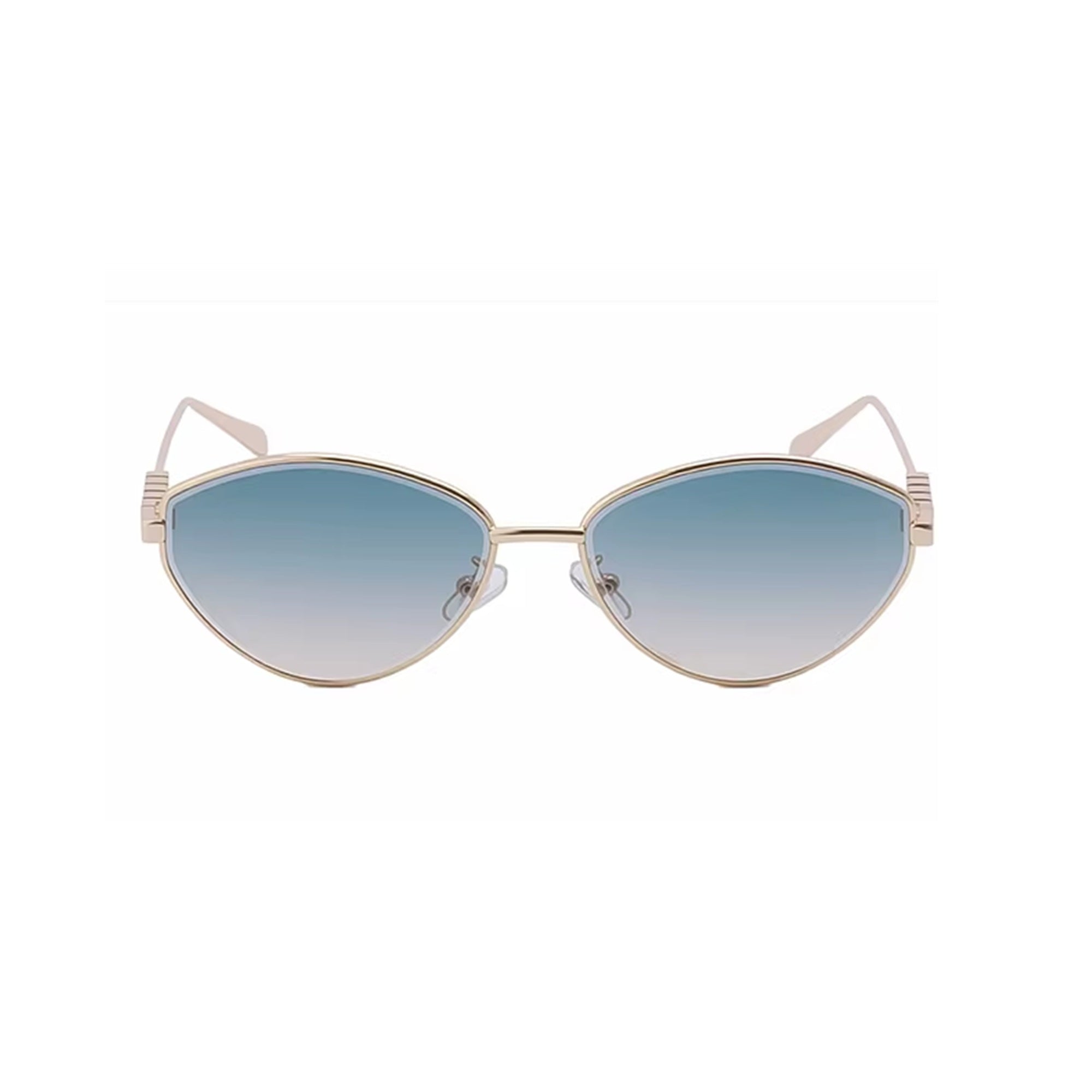 The Aesthetic | Classic Oval Metal Sunglasses