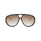 Zayden | Classic Oversized Aviator Metal & PC Sunglasses