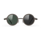 Citrine |Adjustable Tint Round Metal Sunglasses