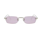 The Novelist |Classic Rectangle Metal Sunglasses