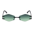 Flux |Futuristic Hexagonal Metal Sunglasses
