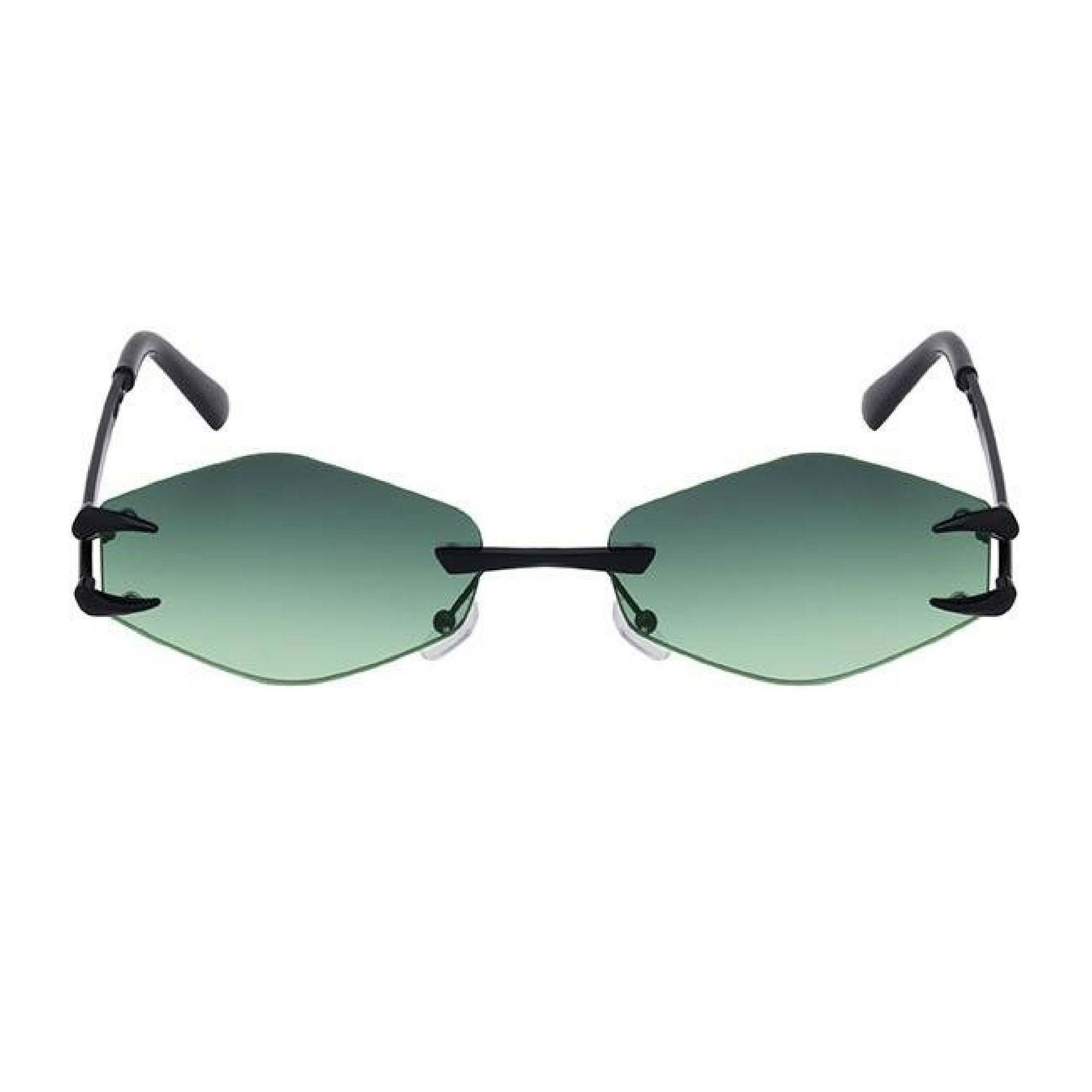 Flux |Futuristic Hexagonal Metal Sunglasses