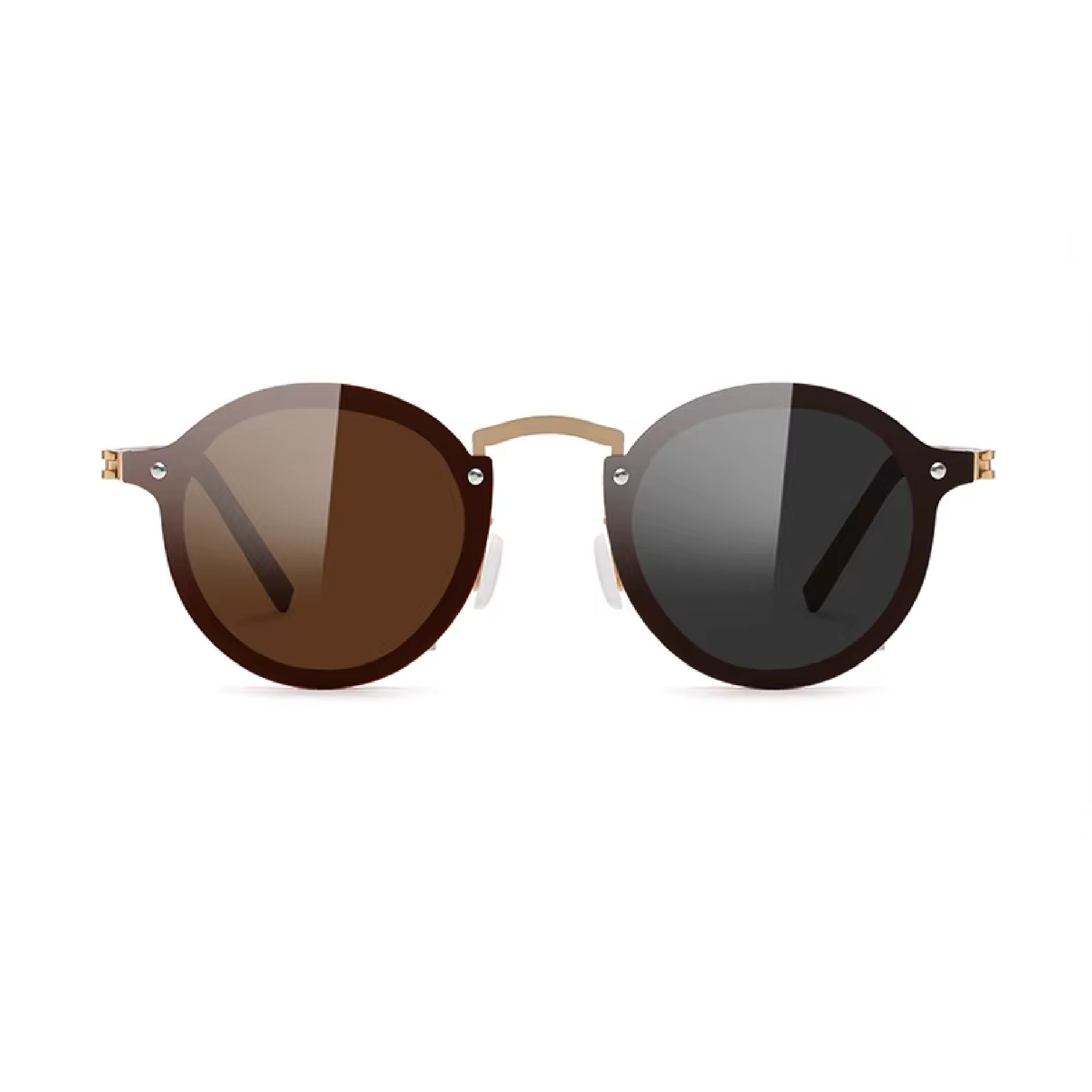 Carnaby |Adjustable Tint Round Metal Sunglasses