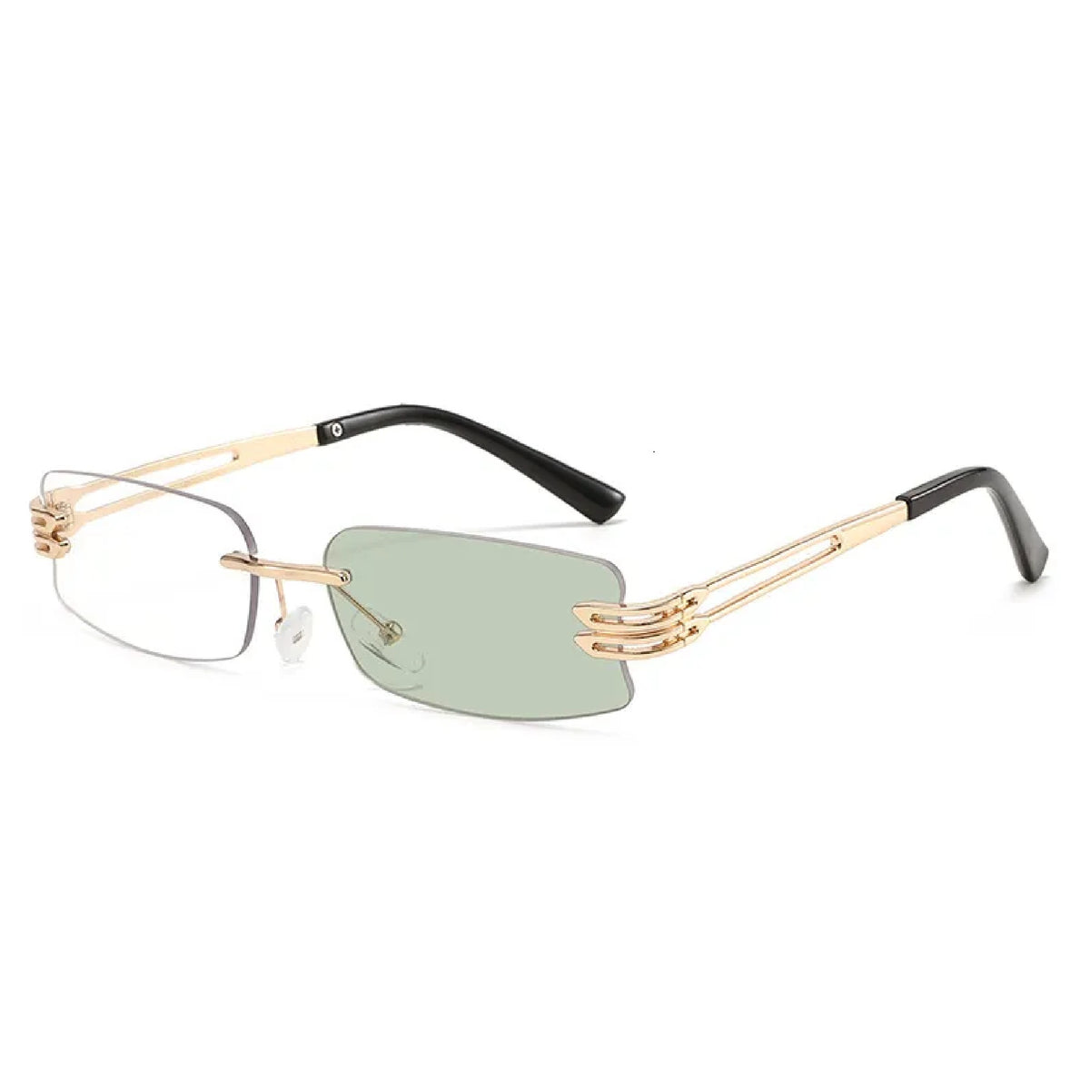 Shift Elio | Photochromic Rectangle Rimless Sunglasses