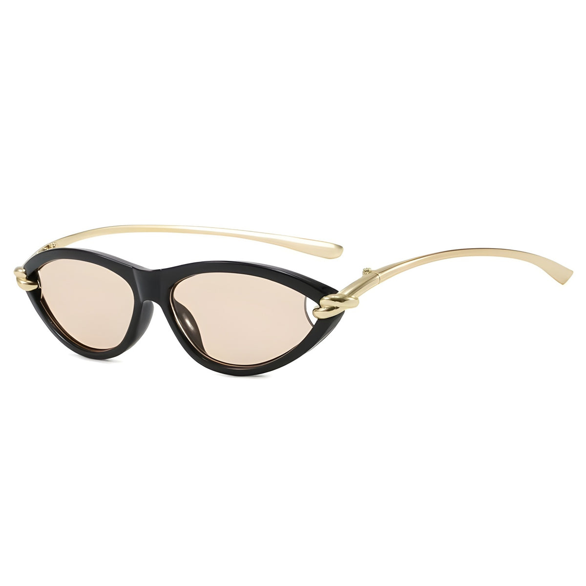 Cavelle | Classic Cat-Eye Metal & PC Sunglasses