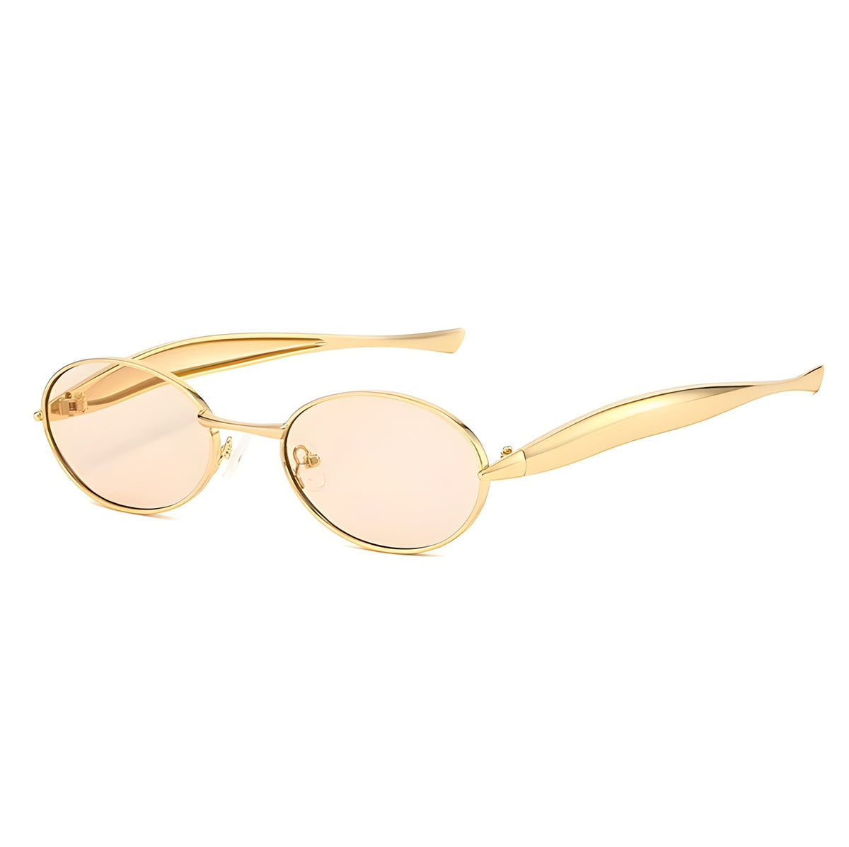 Valora | Classic Oval Metal Sunglasses