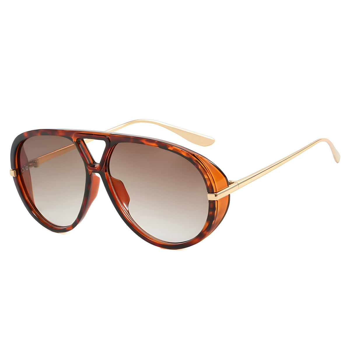 Zayden | Classic Oversized Aviator Metal & PC Sunglasses